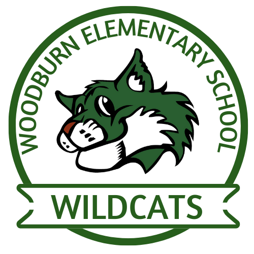 Woodburn School for the Fine and Communicative Arts logo